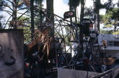 Frog hunter Norman Padgett's airboat - West Palm Beach, Florida