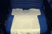 Blouse crocheted by Anna Angeloff - West Palm Beach, Florida.