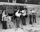 The Sawgrass Boys performing at the Florida Folk Festival - White Springs, Florida.