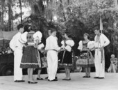 Beseda Club of Masaryktown dancers performing at the Florida Folk Festival - White Springs, Florida