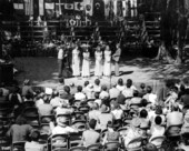 The Abundant Life Singers of Clearwater performing at the 1974 Florida Folk Festival - White Springs, Florida.