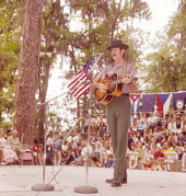 Dale Crider performs at the Florida Folklife Festival - White Springs, Florida