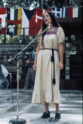 Sandra Thomas performs at the Florida Folklife Festival - White Springs, Florida