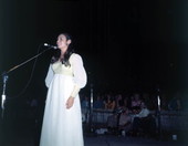 Sandra Thomas performs at the Florida Folklife Festival - White Springs, Florida