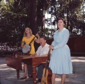 The Beers family performs at the Florida Folklife Festival - White Springs, Florida.