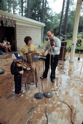 George Heaps-Nelson family from Swainsboro, Georgia performing at the 1977 Florida Folk Festival - White Springs, Florida
