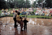 George Heaps-Nelson family from Swainsboro, Georgia performing at the 1977 Florida Folk Festival - White Springs, Florida
