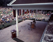 The Peyton Brothers performing at the 1978 Florida Folk Festival - White Springs, Florida