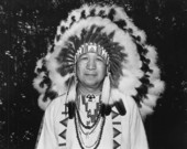 Native American artist Fred Beaver of Ardmore Oklahoma, Florida Folk Festival - White Springs, Florida
