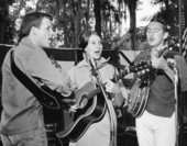The Foggy Mountain Singers performing at the 1968 Florida Folk Festival - White Springs, Florida.