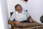Bavarian zither player Hubert Dahm - Tampa, Florida.