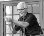 Percy Danforth playing bones - Ann Arbor, Michigan