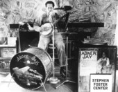 Banjoist and bones player Abner Jay - White Springs, Florida