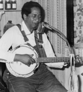 Banjoist and bones player Abner Jay - High Springs, Florida