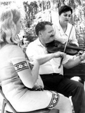 The Beers family performing at the Florida Folk Festival- White Springs, Florida.