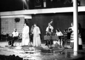 The Boyer family performing at the 1975 Florida Folk Festival - White Springs, Florida.