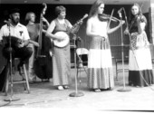 The Boyer family performing at the 1975 Florida Folk Festival - White Springs, Florida.