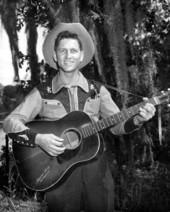 Marvin Lacy of Lake Wales at the 1957 Florida Folk Festival - White Springs, Florida