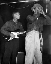Leroy McDaniel, right, performing at the Florida Folk Festival - White Springs, Florida