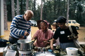 Marie Norris, center, demonstrating canning - White Springs, Florida.
