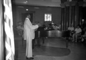 Gospel singer Myron Carter performing at 4th of July celebration in Foster Tower - White Springs, Florida