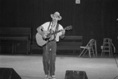 Jim Ballew of Orlando performing at the 1987 Florida Folk Festival - White Springs, Florida