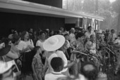 New Sand Mountain Wildcats performing at the 1987 Florida Folk Festival - White Springs, Florida