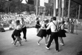 Square dancing at the 1987 Florida Folk Festival - White Springs, Florida