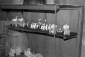 Carved miniatures by Harold Dunn at the 1988 Florida Folk Festival - White Springs, Florida