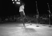 Man clogging at the 1989 Florida Folk Festival - White Springs, Florida