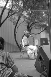 Lucille Frances-Fuller telling a Jamaican folk story- Miami, Florida.