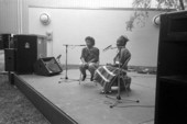 Lucille Frances-Fuller, right, telling Jamaican folk tales- Miami, Florida.