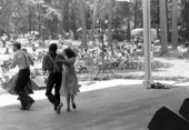 The Hot Pepper Steppers clogging at the 1990 Florida Folk Festival - White Springs, Florida