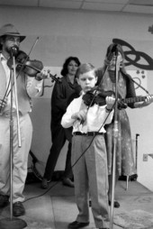 Irish folk group South Moon Under performing - Jacksonville, Florida.