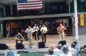 Bluegrass group Skip Johns and the Travelers performing at the 1992 Florida Folk Festival - White Springs, Florida.