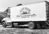Allen's Seafood transport truck - Apalachicola, Florida.