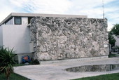 Exterior of Jewish 'Mikvah', or ritual bath - Miami Beach, Florida
