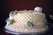 Cake made by Ana Paz on display at the Traditions Festival - Miami, Florida.