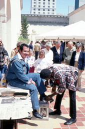 Roy Lee Walker popping rags at the Traditions Festival - Miami, Florida.