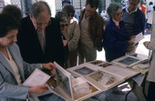 Display of Jewish Ketubah by Nancy Greenberg at the Traditions Festival - Miami, Florida.