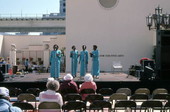 Voices of Joy gospel group performing at the Traditions Festival - Miami, Florida.