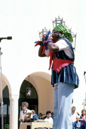 Limone Joseph performing Haitian music at the Traditions Festival - Miami, Florida.