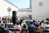Limone Joseph performing Haitian music at the Traditions Festival - Miami, Florida.