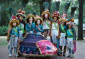 Toro Huaco group at the Florida Folk Festival - White Springs, Florida .