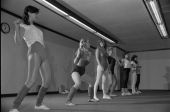 Young women in a aerobics class - Tallahassee, Florida.