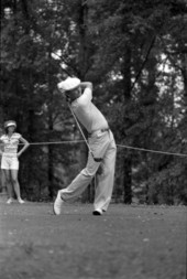 Golfer at the Tallahassee Open Invitational - Tallahassee, Florida.
