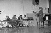 Singer auditions with her guitar - Tallahassee, Florida.