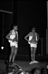 Male models wears new fashion at FAMU - Tallahassee, Florida.