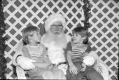 Northwood Mall Santa Claus with Christopher Barnum and Tommy Barnum - Tallahassee, Florida.