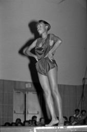 Model in a Fashion show at FAMU - Tallahassee, Florida.